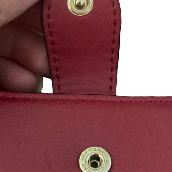 BURBERRY Finsbury Wallet Horseferry Check Canvas and Leather - Picture 12 of 14